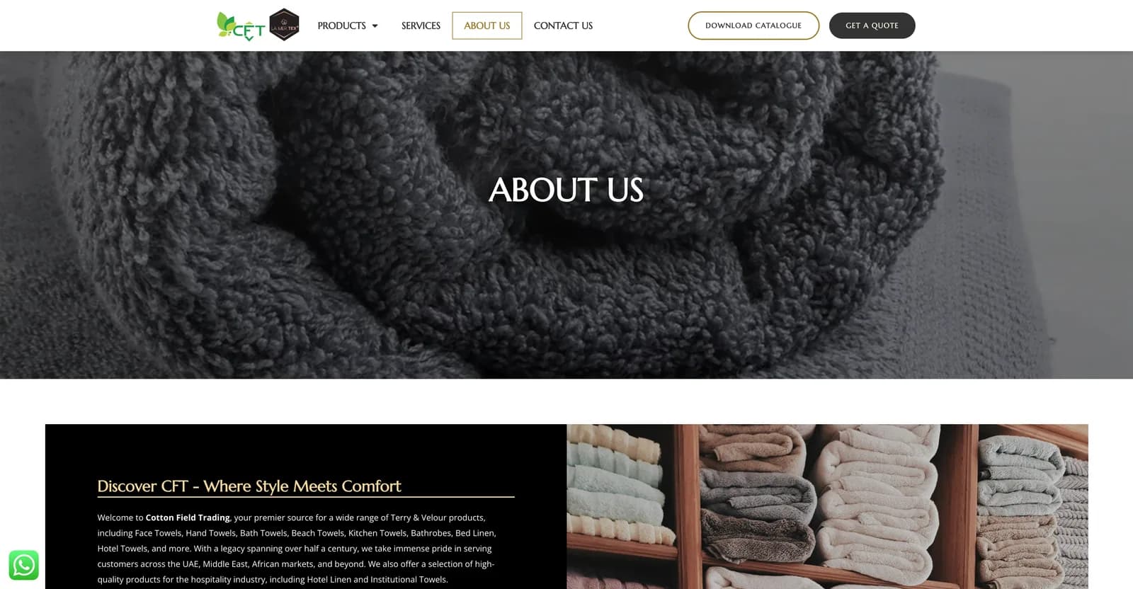 Cotton Field Trading company profile page
