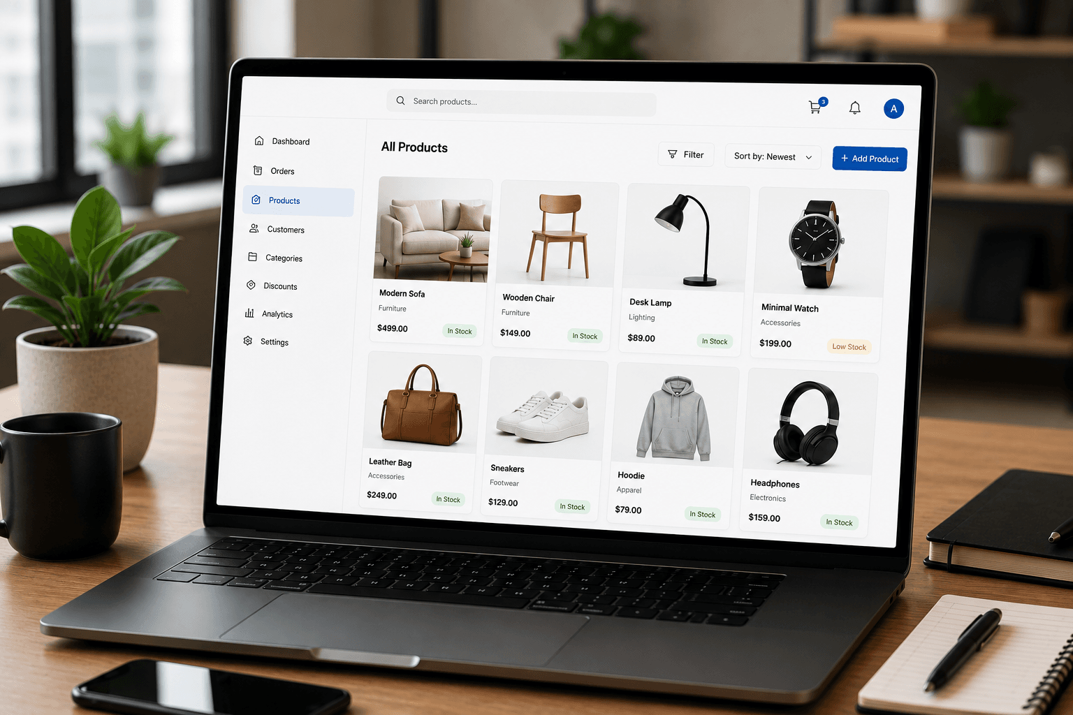 Ecommerce development placeholder preview