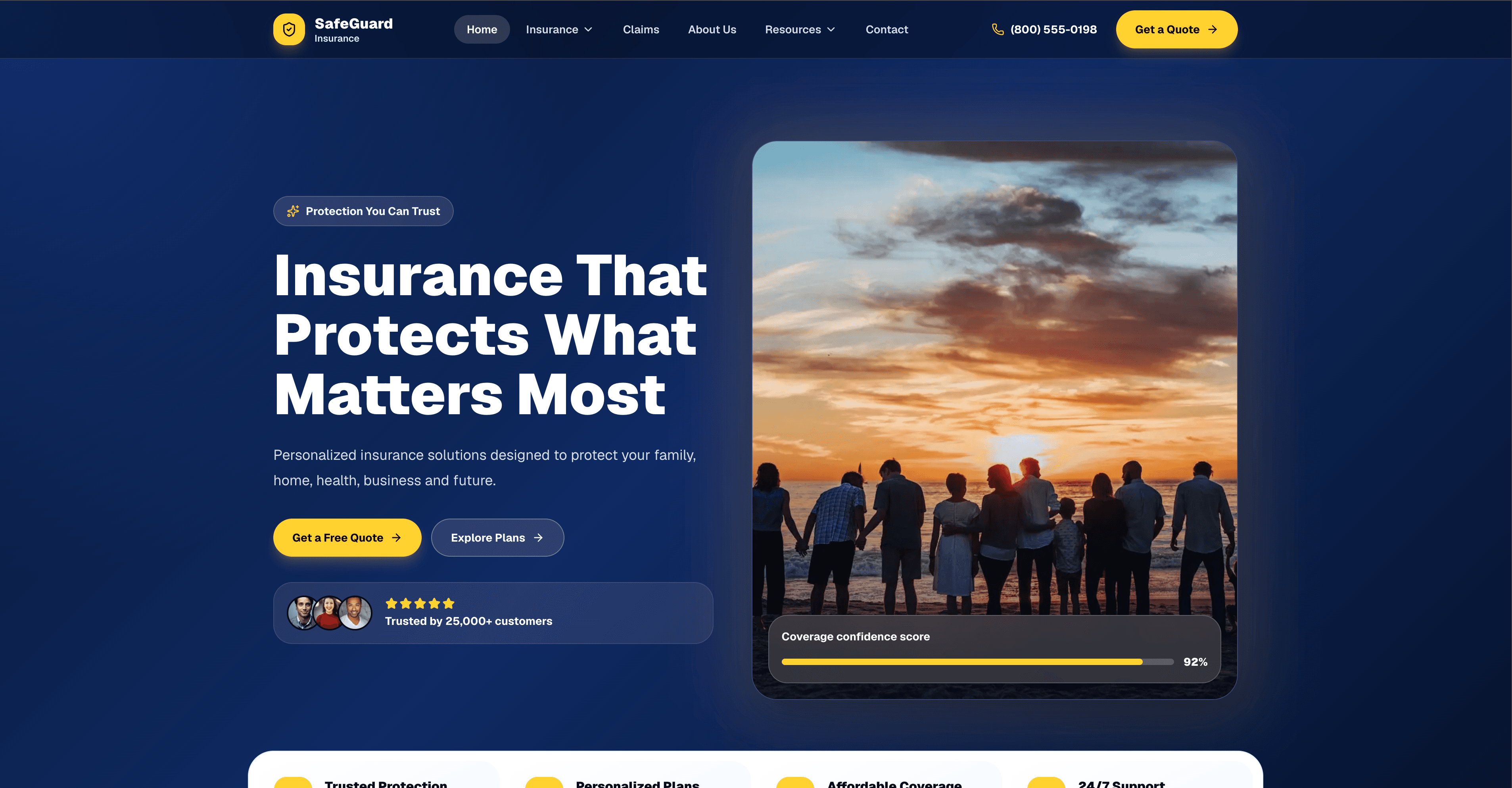 SafeGuard Insurance Insurance Website