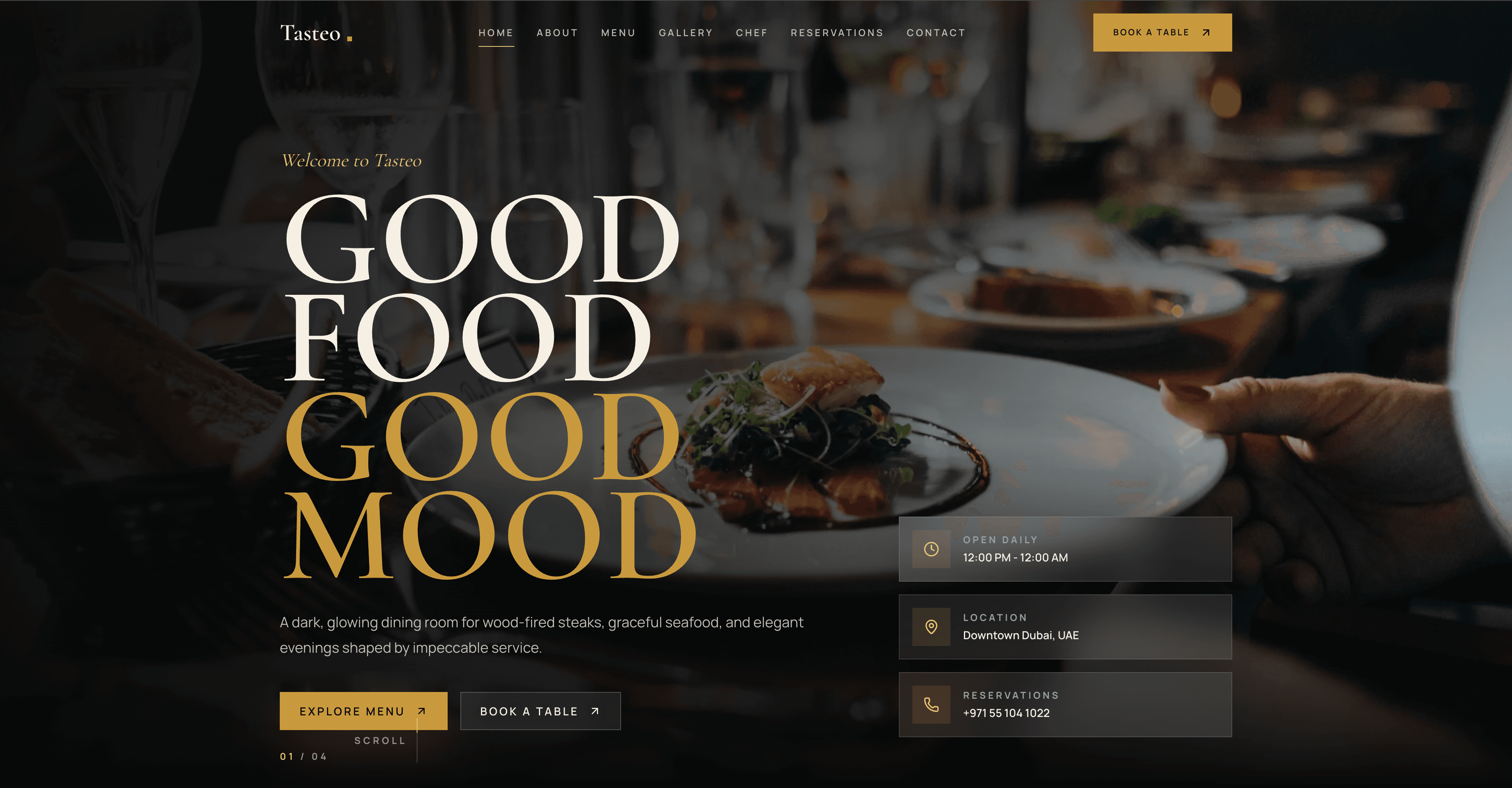 Tasteo Website Design & Development