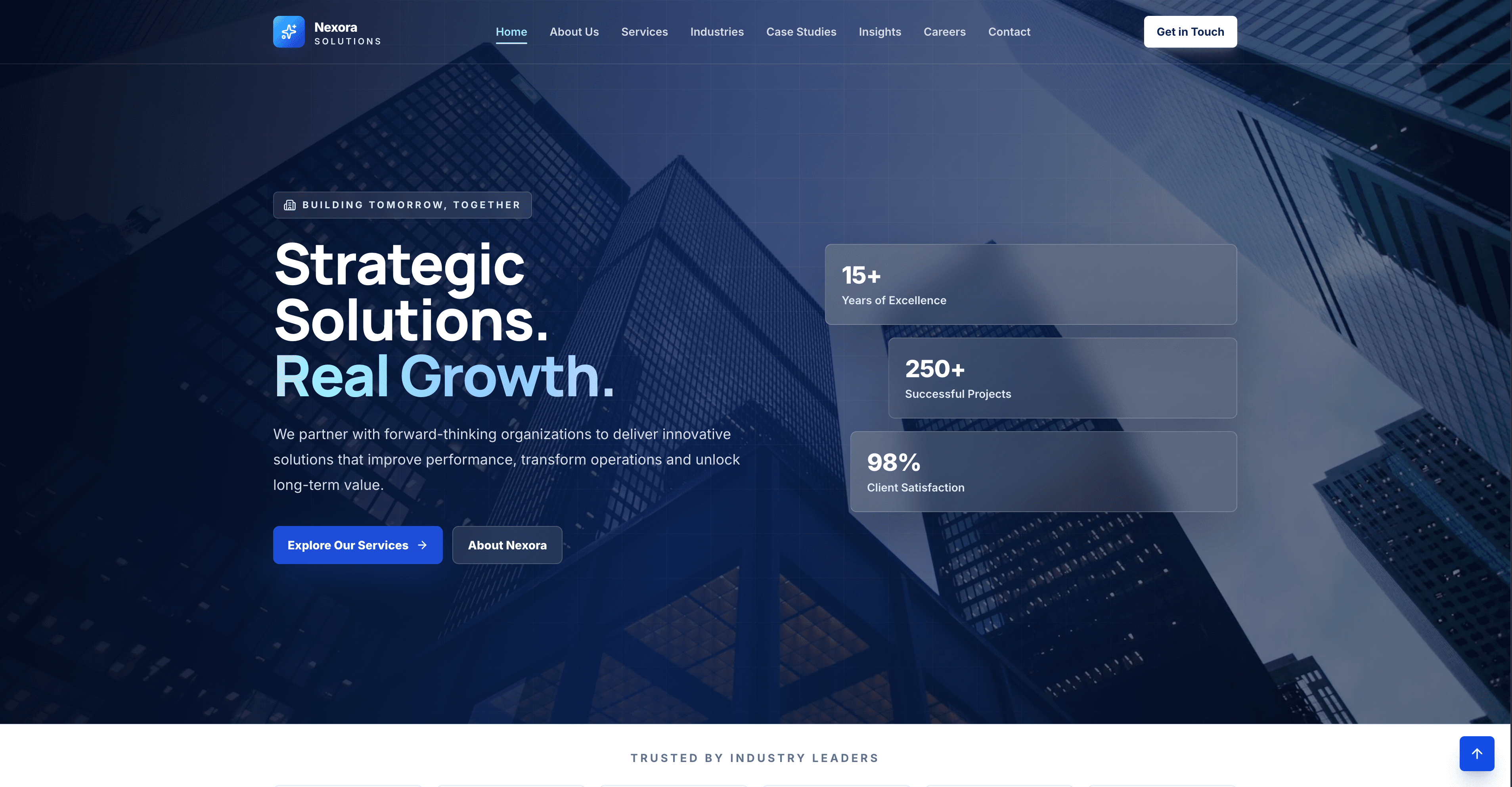 Nexora Solutions Corporate Website Development