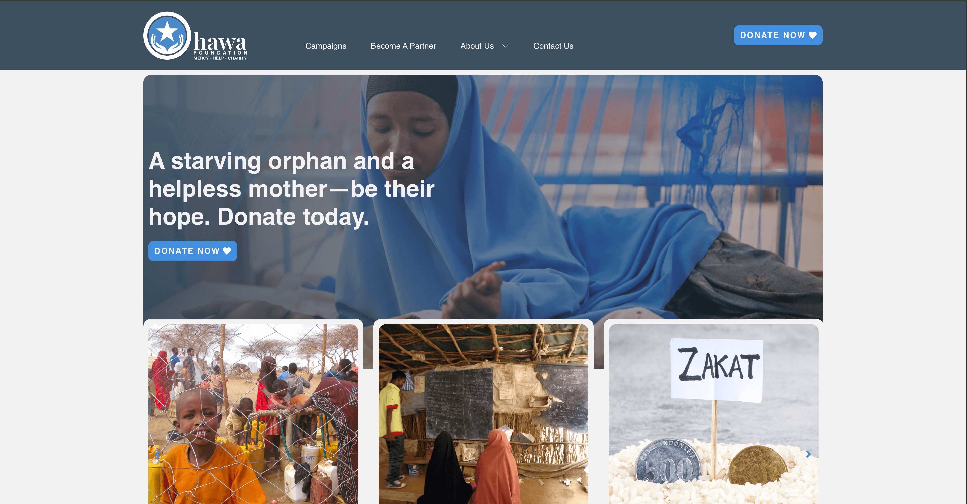 Hawa Foundation Website Design & Development